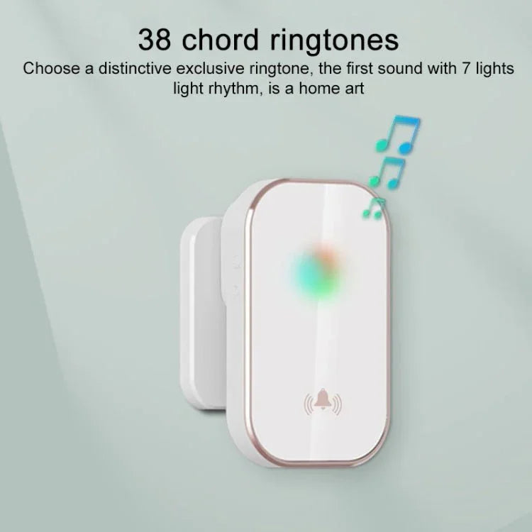 2 in 1 Waterproof Long Distance Remote Control Wireless Doorbell - Trustpick