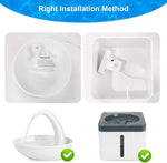 3pcs / Pack T - Shaped Filters Replacement Refill For Pioneer Mini Vortex And Swan Pet Drinking Fountain - Trustpick