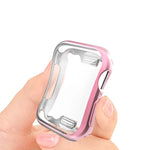 Full Coverage Plating TPU Case For Apple Watch Series 6 / 5 / 4 / Watch SE 40mm, For Series 5 & 4 40mm, For Apple Watch Series 6 / 5 / 4 / Watch SE 40mm