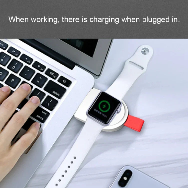 A3 Universal Portable Qi Standard Magnetic Wireless Charger for Apple Watch Series 4 & 3 & 2 & 1