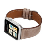 For Apple Watch Series 10 42mm / 9&8&7 41mm / SE 3&SE 2&6&SE&5&4 40mm / 3&2&1 38mm Fresh Style Genuine Leather Watch Band, 38mm