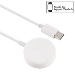 30cm Type-C Universal Portable Magnetic Wireless Charger for Apple Watch Series Ultra & 8 & 7 & 6 & 5 & 4 & 3 & 2