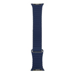 For Apple Watch 38mm Loop Magnetic Closure Clasp PU Leather Watch Band