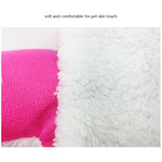 Strawberry Shaped Foldable Short Plush Pet House Nest, Size: L, Red, Size L, Pink, Size L, Purple, Size L