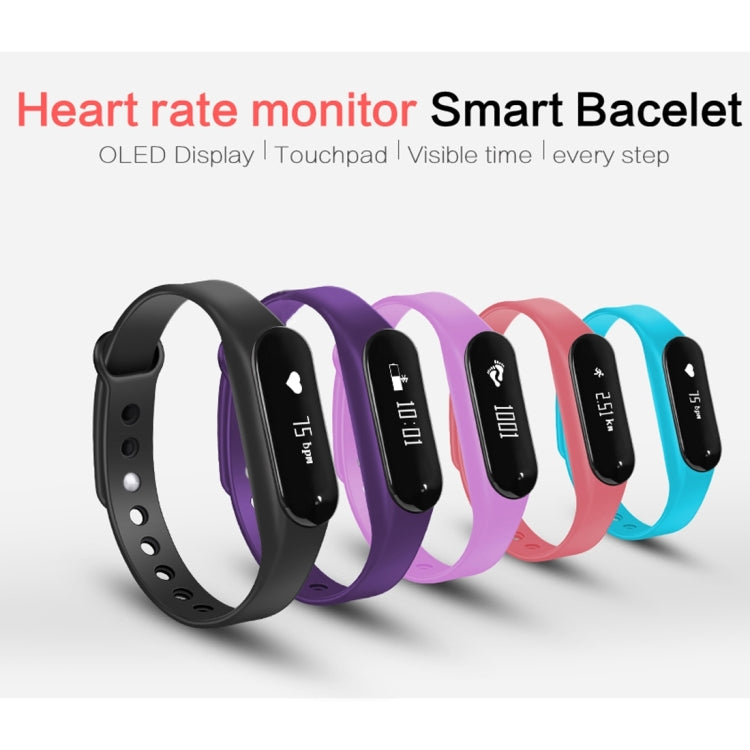 CHIGU C6 0.69 inch OLED Display Bluetooth Smart Bracelet, Support Heart Rate Monitor / Pedometer / Calls Remind / Sleep Monitor / Sedentary Reminder / Alarm / Anti-lost, Compatible with Android and iOS Phones, CHIGU C6 Blue, CHIGU C6 Baby Purple       ...