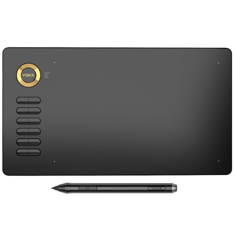 VEIKK A15 10x6 inch 5080 LPI Smart Touch Electronic Graphic Tablet, with Type-C Interface, A15 Gold, A15 Blue, A15 Red