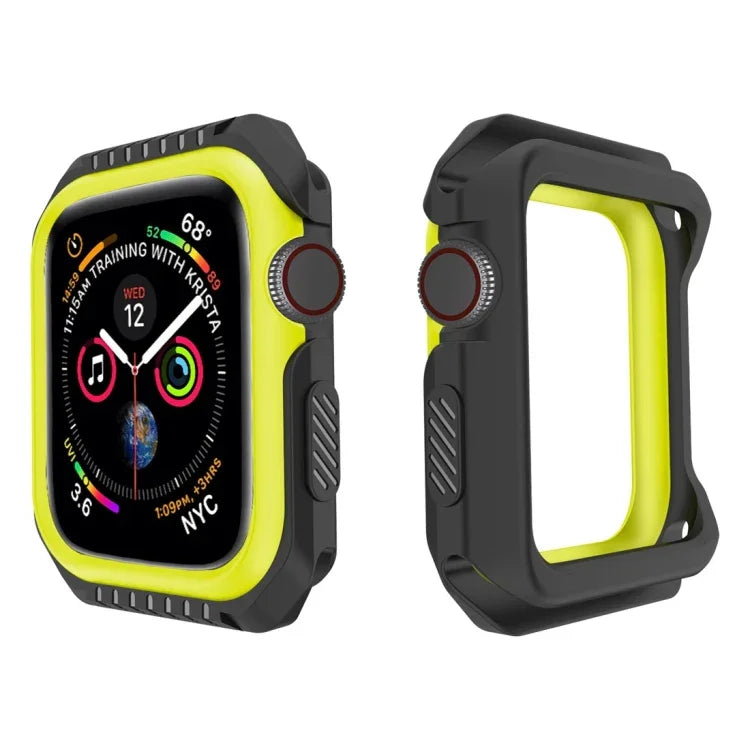 Smart Watch Shockproof Two Color Protective Case For Apple Watch Series 3 / 2 / 1 38mm, For Apple Watch Series 3 / 2 / 1 38mm (Black Yellow), For Apple Watch Series 3 / 2 / 1 38mm (Red Black), For Apple Watch Series 3 / 2 / 1 38mm (White Blue)         ...