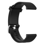 22mm Texture Silicone Wrist Strap Watch Band for Fossil Gen 5 Carlyle, Gen 5 Julianna, Gen 5 Garrett, Gen 5 Carlyle HR