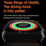 T800 Ultra 1.99 inch Ocean Silicone Band Smart Watch Support Heart Rate / ECG, Ocean Silicone Band (Black), Ocean Silicone Band (White), Ocean Silicone Band (Yellow)