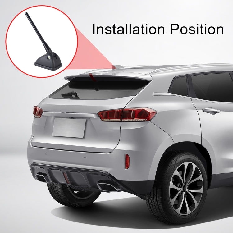 YQ-603A 11.6x1.3cm Car Radio Roof Enhanced Signal Antenna Mast, YQ-603A