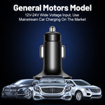 3.1A 5 in 1 Digital Display Car Charger with Voltmeter, SKU-04-4