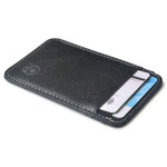 XIAO YUAN XIANG Cowhide Leather 5 Card Pocket Sleeve Wallet Coin Purse Credit Card Holder, Size: 10.6cm x 7.2cm, Random Color Delivery, 5 Card Pocket Sleeve