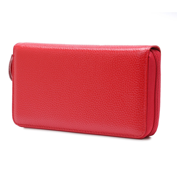 902 Antimagnetic RFID Litchi Texture Women Large Capacity Hand Wallet Purse Phone Bag with Card Slots