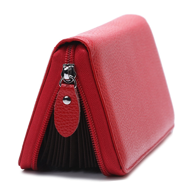 902 Antimagnetic RFID Litchi Texture Women Large Capacity Hand Wallet Purse Phone Bag with Card Slots