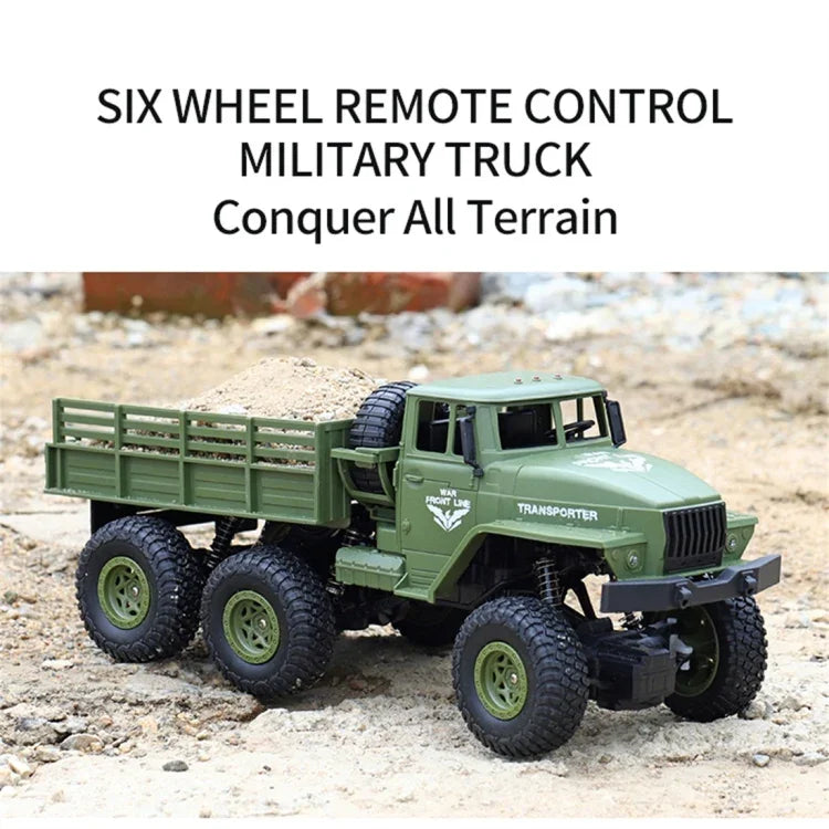 JJR/C 1:18 2.4Ghz 4 Channel Remote Control Dongfeng 7 Six-wheeled Armor Truck Vehicle Toy, Dongfeng 7 (Green), Dongfeng 7 (Yellow)