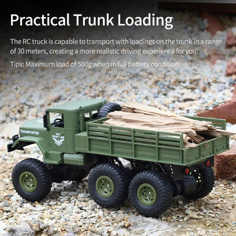 JJR/C 1:18 2.4Ghz 4 Channel Remote Control Dongfeng 7 Six-wheeled Armor Truck Vehicle Toy, Dongfeng 7 (Green), Dongfeng 7 (Yellow)