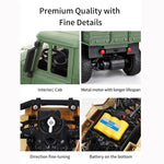 JJR/C 1:18 2.4Ghz 4 Channel Remote Control Dongfeng 7 Six-wheeled Armor Truck Vehicle Toy, Dongfeng 7 (Green), Dongfeng 7 (Yellow)