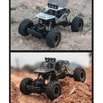 HD6026 1:16 Large Alloy Climbing Car Mountain Cross-country Four-wheel Drive Remote Control Car Toy, Size: 28cm, HD6026 1:16(Blue), HD6026 1:16(Red), HD6026 1:16(Silver), HD6026 1:16(Black)