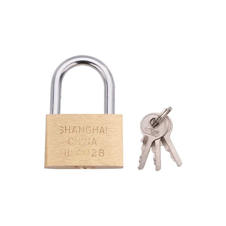 Copper Padlock Small Lock, Style: Short Lock Beam, 25mm Open, Short, 25mm Open