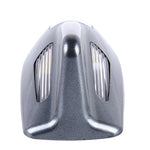 Solar Colorful Light Anti Collision Shark Fin Car Taillight LED Flash Warning Light Caution Light