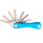 Portable Metal Key Storage Clip, (Green), (Grey), (Red), (Black), (Orange), (Pink)