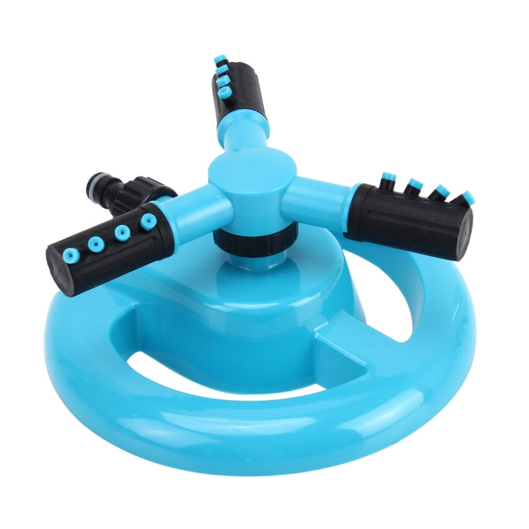 Garden Automatic Rotating Nozzle 360 Degree Rotary Automatic Sprinkler Garden Lawn Watering Nozzle,Applicable for 1/2 inch Water Pipes(Blue), 360 Degree Automatic Sprinkling 2