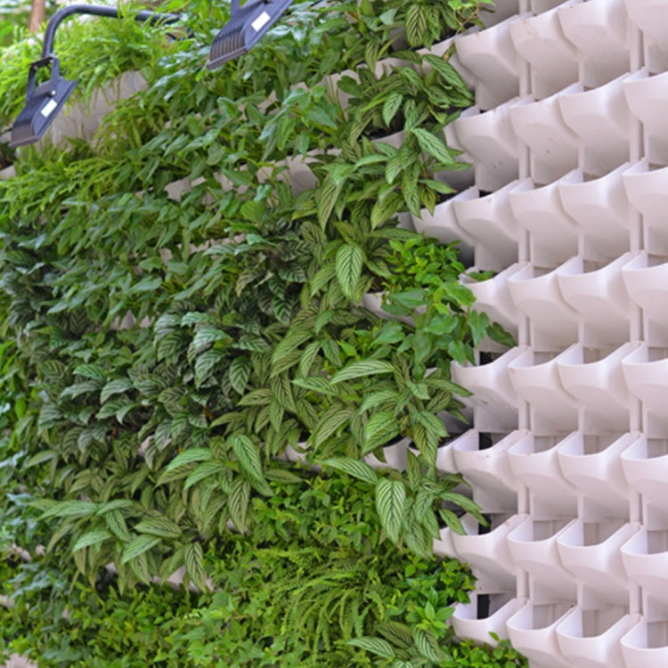 Plant Wall Vertical Indoor and Outdoor Balcony Wall-mounted Flower Pots Creative Combination of Resin Plastic Flower Pots with Removable Pot