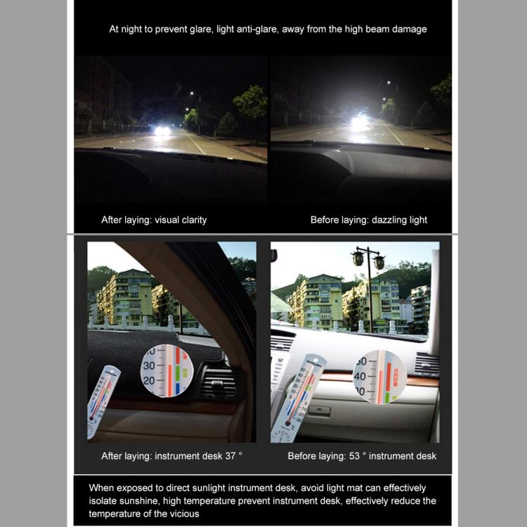 Left-hand Drive Car Dashboard Instrument Panel Sunscreen Car Mats Hood Cover for Mercedes-Benz C-Class 2015-2018 (Please note the model and year), For Mercedes-Benz