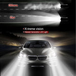 2pcs H13 18W 1800LM 6000K Waterproof IP68 Car Auto LED Headlight with 2 COB LED Lamps, DC 9-36V, H13