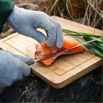 A Pair Cut-resistant Gardening Gloves HPPE Food-grade 5-Level Anti-cutting Anti-wear Safety Working Gloves, Size: XL, Length: 26cm, Size: XL/Black, Size: XL/White