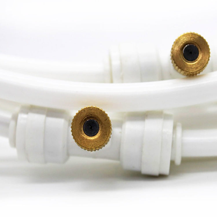 Outdoor Lawn Garden PE Hose Mist Watering Line Misting Cooling System with 16 x Mist Nozzles, Length: 12m, Length: 12m