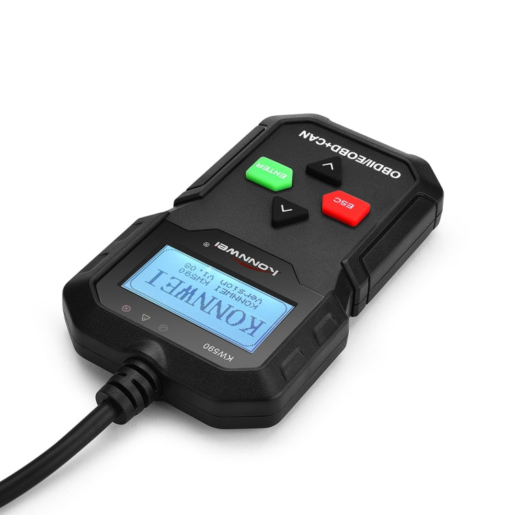 KONNWEI KW590 Mini OBDII Car Auto Diagnostic Scan Tools Auto Scan Adapter Scan Tool (Can Only Detect 12V Gasoline Car), KW590