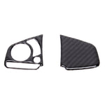 2 in 1 Carbon Fiber Steering Wheel Button Trim Interior DIY Sticker for Honda Civic 10th Gen 2016-2019(General), Button Trim