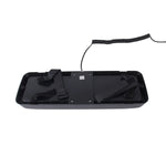 High qulaity DC 12V,9W LED Waterproof Car Sunshade White Light Warning Lights Strobe Emergency Lights Flashing Light with 12 Kinds Flash Patterns, White