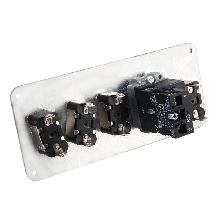 12V / 30A Carbon Fiber Racing Car 12V LED Ignition Switch Panel Engine Start Push Button LED Car Panel Switches Lever Multi-function Automatic Ignition Switch for Racing Cars, 12V 30A