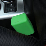 Safe Rubber Car Seat Belt Clips Locking Buckles Protective Cover, Black, Orange, Green, Blue, Red, Yellow