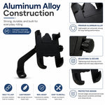 Motorcycle Rear View Mirror Aluminum Alloy Phone Bracket, Suitable for 60-100mm Device, Rear View Mirror for 60-100mm