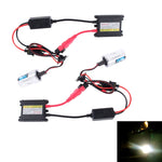 2PCS 35W H1 2800 LM Slim HID Xenon Light with 2 Alloy HID Ballast, High Intensity Discharge Lamp, Color Temperature: 4300K, H1
