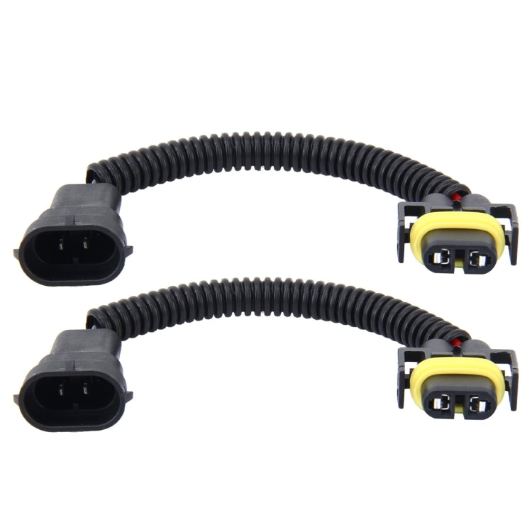 2 PCS H11 Car HID Xenon Headlight Male to Female Conversion Cable, H11