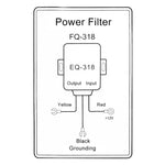 FQ-318 Car Stereo Radio Power Wire Engine Noise Filter Suppressor Isolator Power Supply Filter, FQ-318