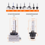 2 PCS D1S 35W 3800 LM 6000K HID Bulbs Xenon Lights Lamps, DC 12V, D1S