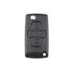 For CITROEN C8 / PEUGEOT 1007 Car Keys Replacement 4 Buttons Car Key Case with Grooved, without Holder, For CITROEN C8 / PEUGEOT 1007