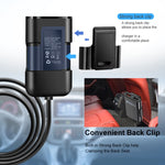 HMQ-C801 1.8m 8A Max 4 Ports USB Car Charger with Extending USB HUB for Front & Back Seat Charging, HMQ-C801