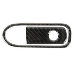 Car Carbon Fiber Front Passenger Seat Armrest Box Switch Decorative Sticker for Volkswagen Touareg, Front Passenger Seat Armrest Box Switch
