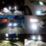 2 PCS 9006 DC12V-24V / 12W / 3000K / 800LM 12LEDs SMD-3030 Car LED Fog Light, 9006 (White Light), 9006