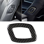Car Carbon Fiber Seat Adjustment Decorative Sticker for Toyota Eighth Generation Camry 2018-2019, Left Drive, Seat Adjustment