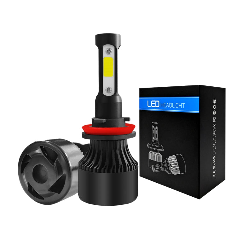 2 PCS S2 H8 / H9 / H11 DC9-36V / 25W / 6000K / 2500LM IP68 Car LED Headlight Lamps, H8 / H9 / H11