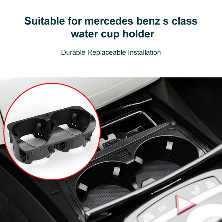 Car Water Cup Holder 2216801991 for Mercedes-Benz S-Class W221 2009-2013, Left Driving, W221 2009-2013