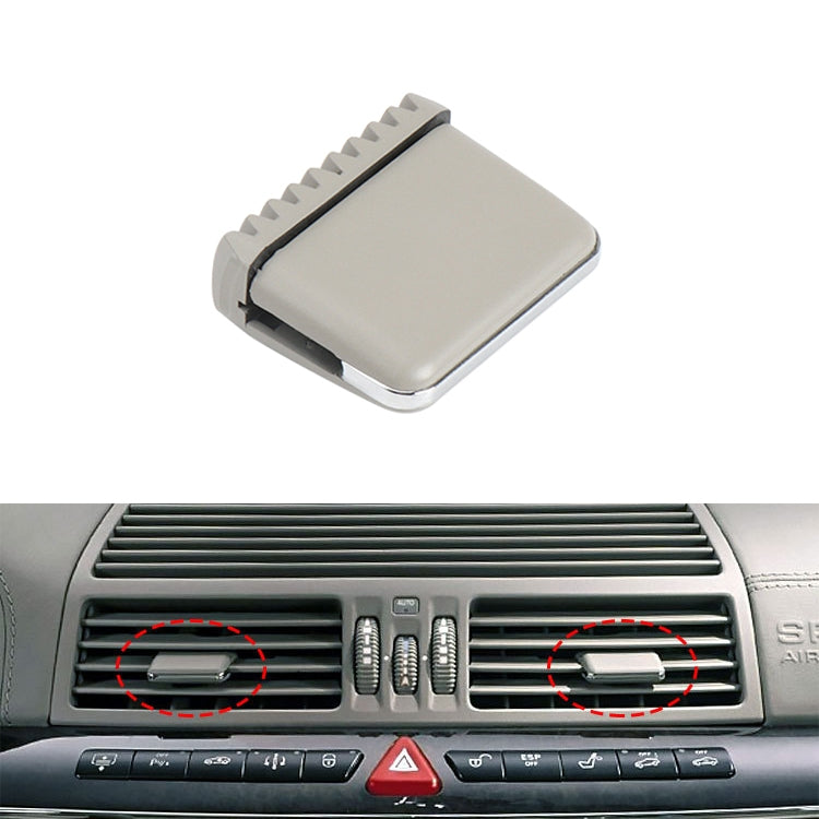 Car Left and Right Side Air Conditioning Exhaust Switch Paddle for Mercedes-Benz S Class W220 1998-2005, Left Driving, Left and Right Side (Black), Left and Right Side (Grey), Left and Right Side (Khaki), Left and Right Side (Beige)