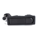 Black Zinc Alloy Adjustable Lever Hand Operated Compression Latch with Raised Trigger for RV / Trailer, Non-Locking, Black